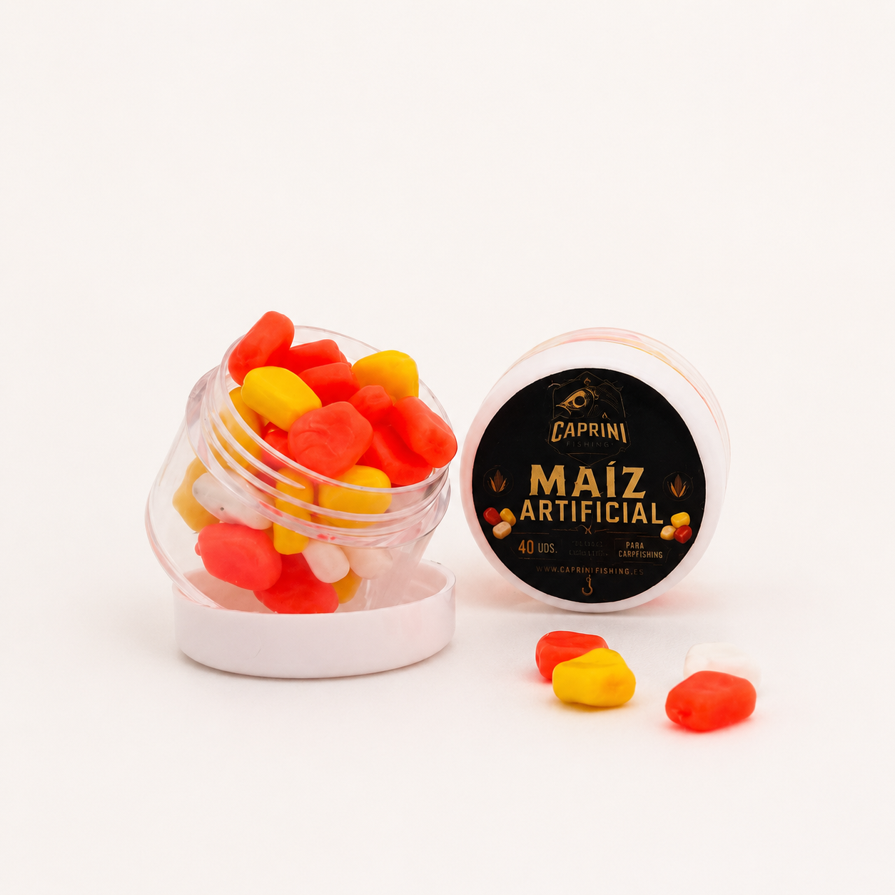 Maíz artificial carpfishing 40 uds Caprini Fishing